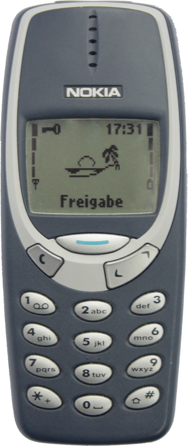 Nokia 3310 di colore blu
